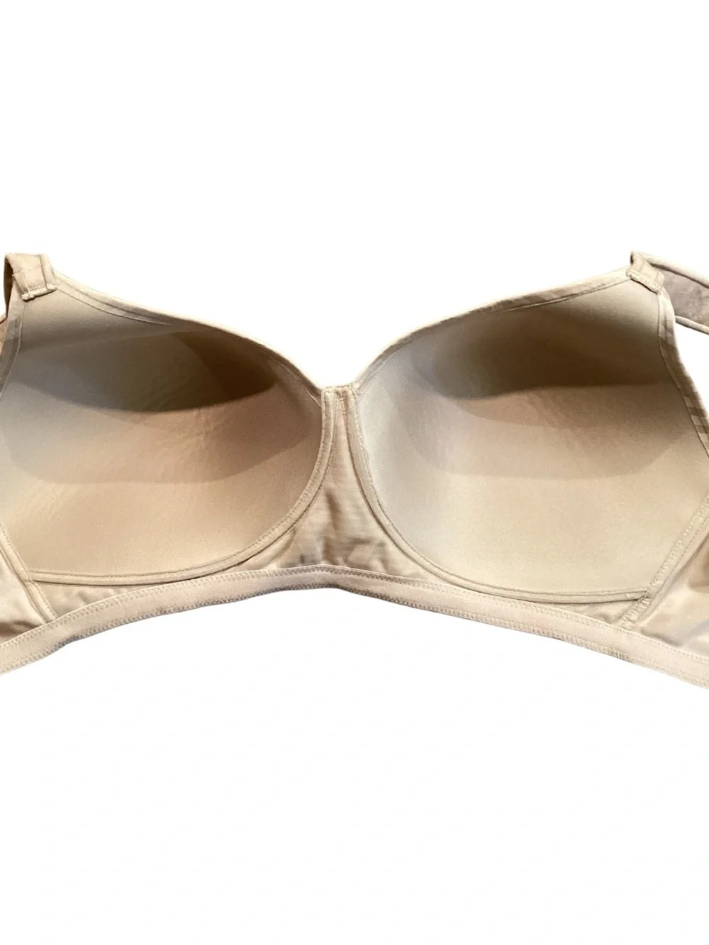 36D Women's Playtex 4707 Secrets Perfectly Smooth Wirefree Bra Nude Stripe